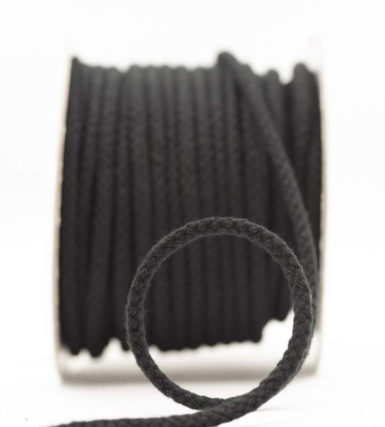 4mm Diameter Cord - Black